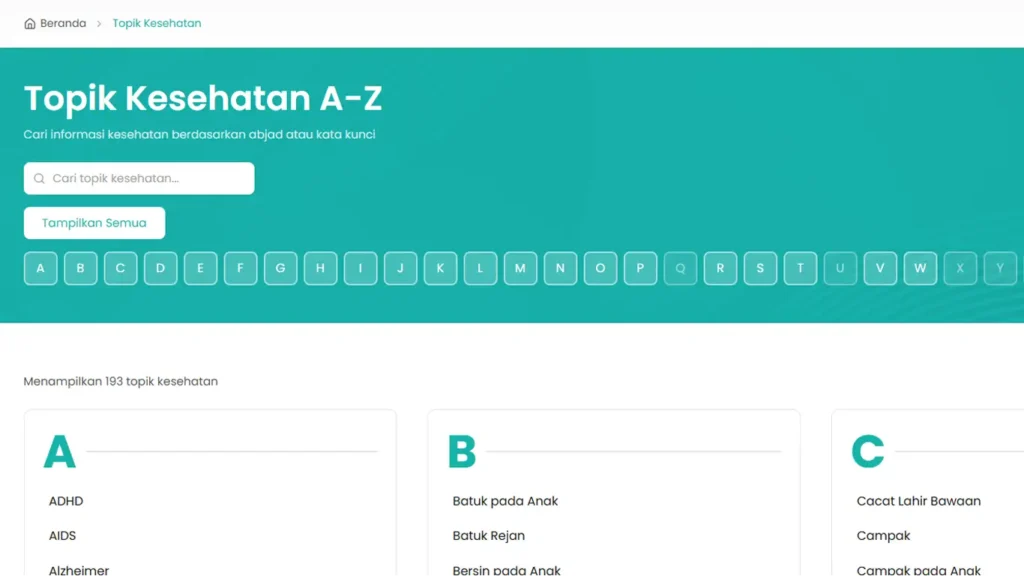 topik az kesehatan